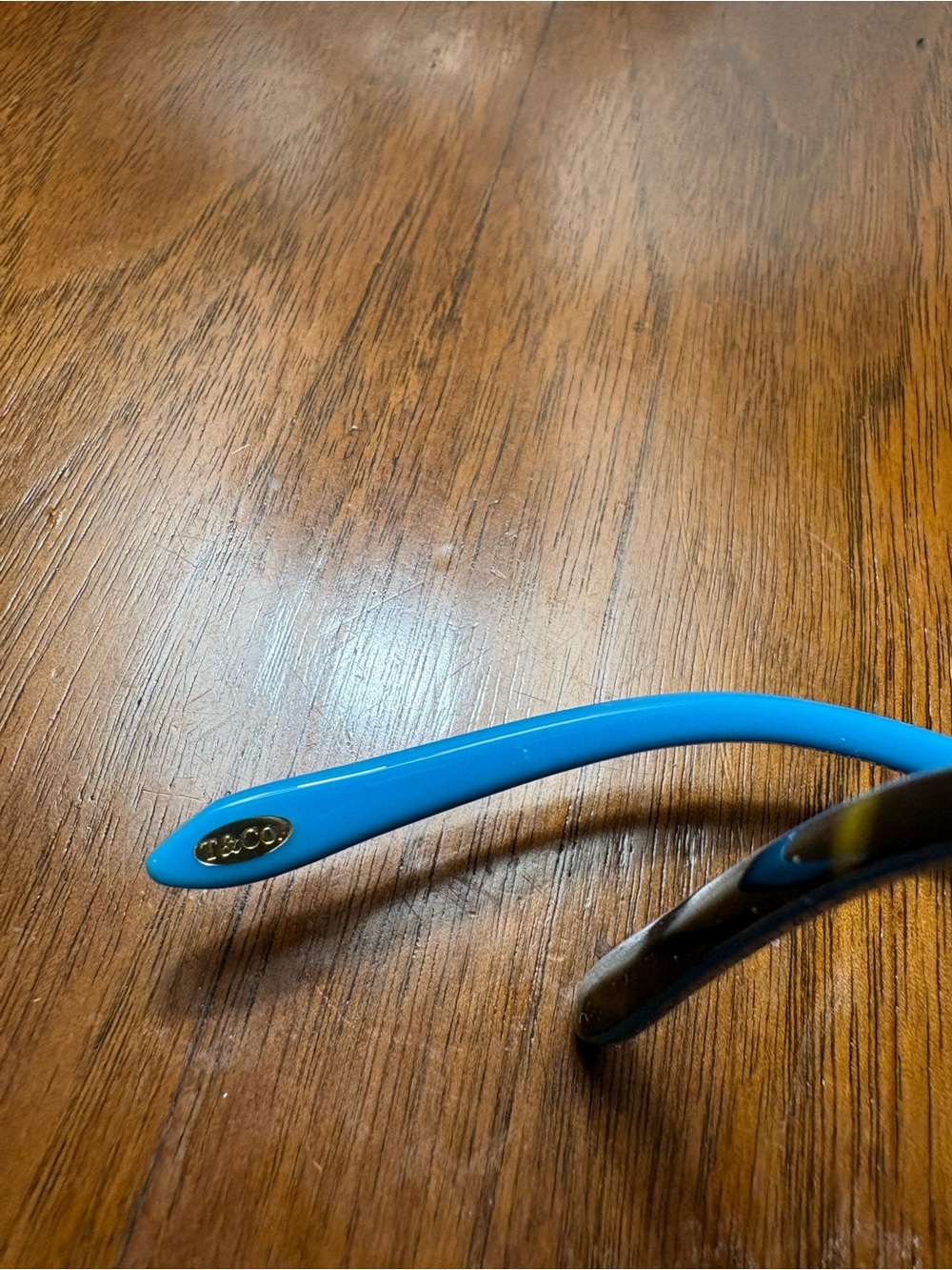 Tiffany & Co. Black & Blue Cat-Eye Sunglasses - Picture 7 of 8